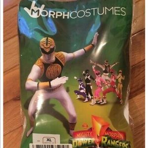 Mighty Morphin Power Rangers White Morphsuit